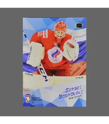 2021 AMPIR IIHF World Championship #RUS08 Sergei Bobrovski (Team Russia) GK | AMPIR Trading Cards