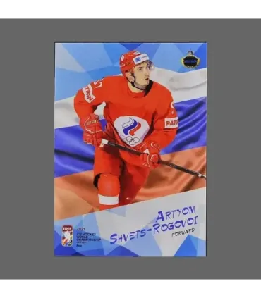 2021 AMPIR IIHF World Championship #RUS13 Artyom Shvets-Rogovoi  (Team Russia)  | AMPIR Trading Cards