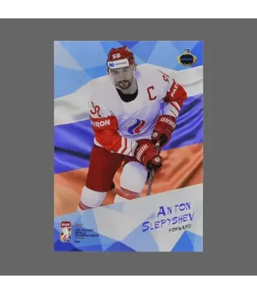 2021 AMPIR IIHF World Championship #RUS14 Anton Slepyshev (Team Russia)  | AMPIR Trading Cards