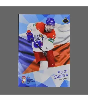 2021 AMPIR IIHF World Championship #CZE04 Filip Zadina (Team Czech Republic)  | AMPIR Trading Cards