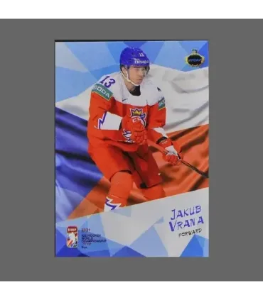 2021 AMPIR IIHF World Championship #CZE05 Jakub Vrana (Team Czech Republic)  | AMPIR Trading Cards