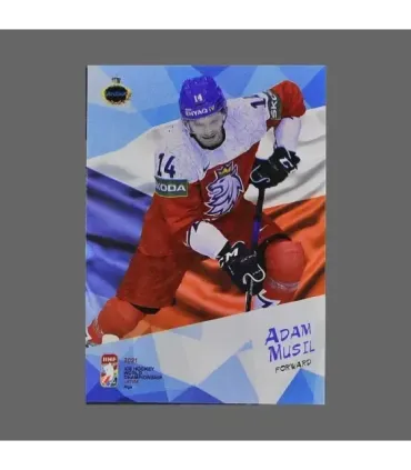 2021 AMPIR IIHF World Championship #CZE06 Adam Musil (Team Czech Republic)  | AMPIR Trading Cards