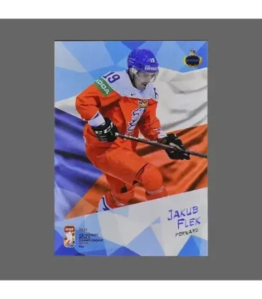 2021 AMPIR IIHF World Championship #CZE09 Jakub Flek (Team Czech Republic)  | AMPIR Trading Cards