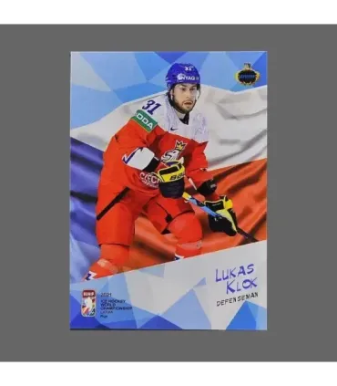 2021 AMPIR IIHF World Championship #CZE12 Lukas Klok (Team Czech Republic)  | AMPIR Trading Cards