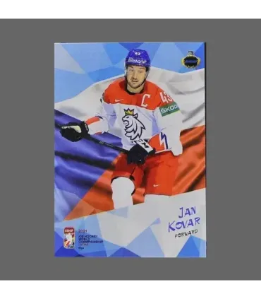 2021 AMPIR IIHF World Championship #CZE14 Jan Kovar (Team Czech Republic)  | AMPIR Trading Cards