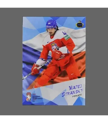 2021 AMPIR IIHF World Championship #CZE15 Matej Stransky (Team Czech Republic)  | AMPIR Trading Cards