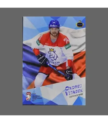 2021 AMPIR IIHF World Championship #CZE21 Ondrej Vitasek (Team Czech Republic)  | AMPIR Trading Cards