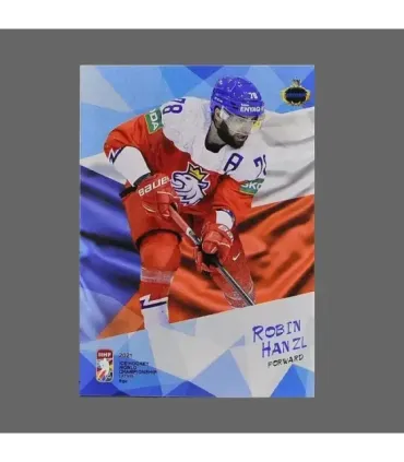 2021 AMPIR IIHF World Championship #CZE22 Robin Hanzl (Team Czech Republic)  | AMPIR Trading Cards