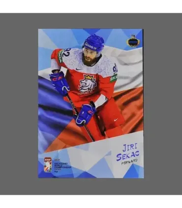 2021 AMPIR IIHF World Championship #CZE25 Jiri Sekac (Team Czech Republic)  | AMPIR Trading Cards