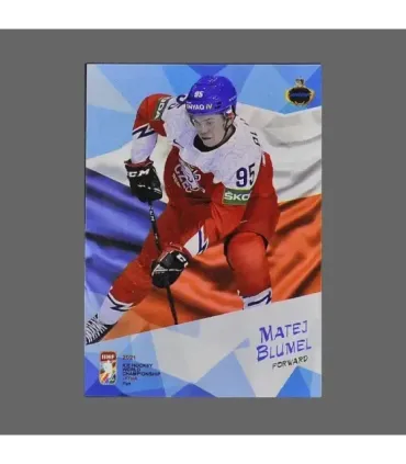 2021 AMPIR IIHF World Championship #CZE27 Matej Blumel (Team Czech Republic)  | AMPIR Trading Cards