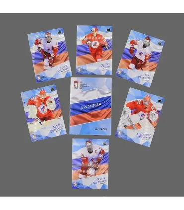 2021 AMPIR IIHF World Championship   Team RUSSIA SET (27 cards) | AMPIR Trading Cards