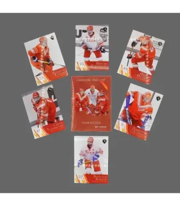 2021 AMPIR Channel One Cup   Team Russia Retro Jersey USSR SET (32 cards) | AMPIR Trading Cards