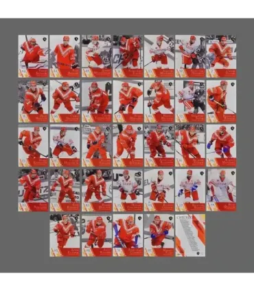 2021 AMPIR Channel One Cup   Team Russia Retro Jersey USSR SET (32 cards) | AMPIR Trading Cards