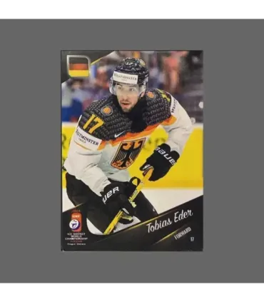 2024 IIHF World Championship #GER04 Tobias Eder (Team Germany)  | AMPIR Trading Cards