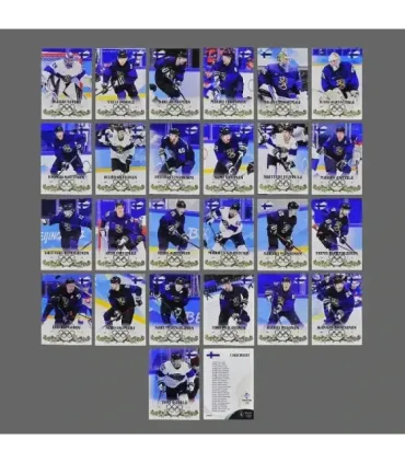 2022 AMPIR Olympic Games Hockey   Team Finland SET (25 cards) | AMPIR Trading Cards