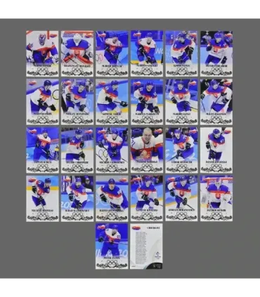 2022 AMPIR Olympic Games Hockey   Team Slovakia SET (25 cards) | AMPIR Trading Cards