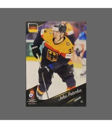 2024 IIHF World Championship #GER08 John Peterka (Team Germany)  | AMPIR Trading Cards