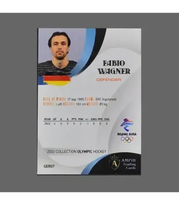 2022 AMPIR Olympic Games Hockey #GER07 Fabio Wagner (Team Germany)  | AMPIR Trading Cards
