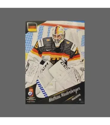 2024 IIHF World Championship #GER09 Mathias Niederberger (Team Germany) gk | AMPIR Trading Cards