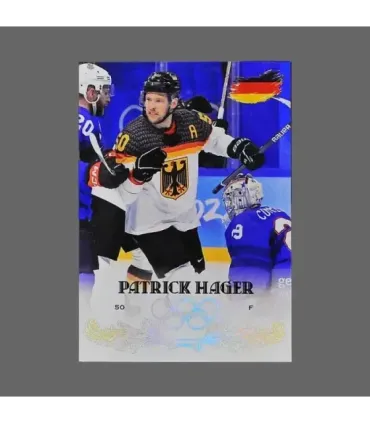 2022 AMPIR Olympic Games Hockey #GER12 Patrick Hager (Team Germany)  | AMPIR Trading Cards