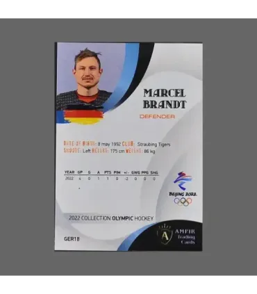 2022 AMPIR Olympic Games Hockey #GER18 Marcel Brandt (Team Germany)  | AMPIR Trading Cards