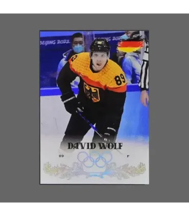 2022 AMPIR Olympic Games Hockey #GER20 David Wolf (Team Germany)  | AMPIR Trading Cards