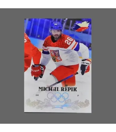 2022 AMPIR Olympic Games Hockey #CZE04 Michal Repik (Team Czech Republic)  | AMPIR Trading Cards