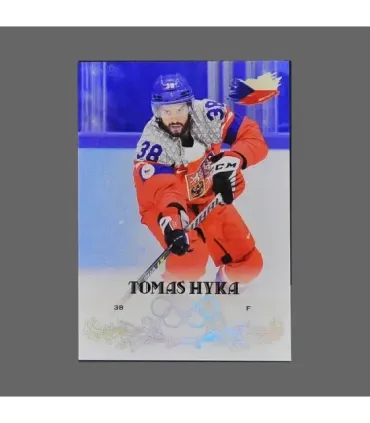 2022 AMPIR Olympic Games Hockey #CZE08 Tomas Hyka (Team Czech Republic)  | AMPIR Trading Cards