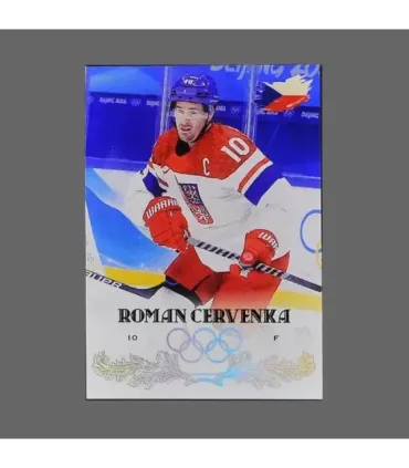 2022 AMPIR Olympic Games Hockey #CZE10 Roman Cervenka (Team Czech Republic)  | AMPIR Trading Cards