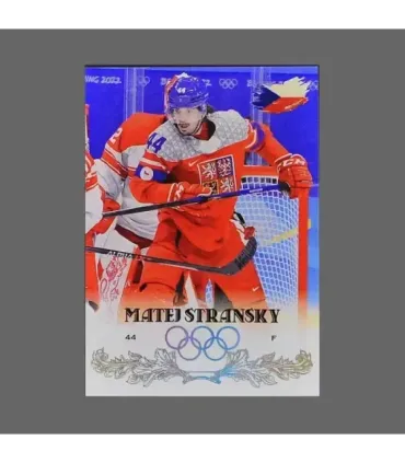 2022 AMPIR Olympic Games Hockey #CZE14 Matej Stransky (Team Czech Republic)  | AMPIR Trading Cards