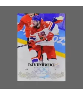 2022 AMPIR Olympic Games Hockey #CZE16 David Krejci (Team Czech Republic)  | AMPIR Trading Cards