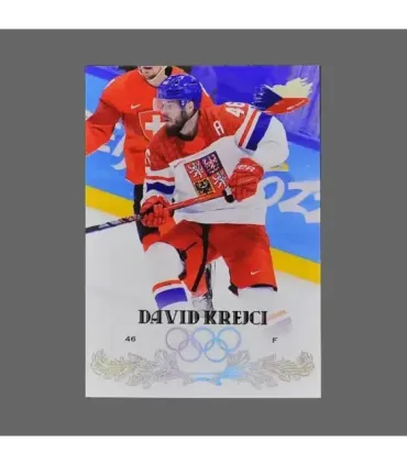 2022 AMPIR Olympic Games Hockey #CZE16 David Krejci (Team Czech Republic)  | AMPIR Trading Cards