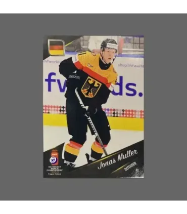 2024 IIHF World Championship #GER12 Jonas Muller (Team Germany)  | AMPIR Trading Cards