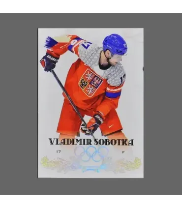 2022 AMPIR Olympic Games Hockey #CZE17 Vladimir Sobotka (Team Czech Republic)  | AMPIR Trading Cards