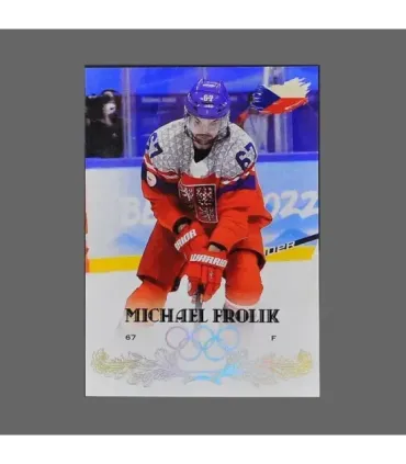 2022 AMPIR Olympic Games Hockey #CZE21 Michael Frolik (Team Czech Republic)  | AMPIR Trading Cards