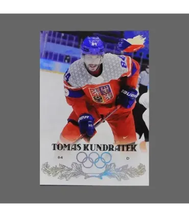 2022 AMPIR Olympic Games Hockey #CZE23 Tomas Kundratek (Team Czech Republic)  | AMPIR Trading Cards