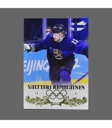 2022 AMPIR Olympic Games Hockey #FIN13 Valtteri Kemilainen (Team Finland)  | AMPIR Trading Cards