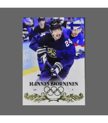 2022 AMPIR Olympic Games Hockey #FIN24 Hannes Bjorninen (Team Finland)  | AMPIR Trading Cards