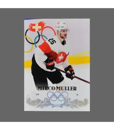 2022 AMPIR Olympic Games Hockey #SUI01 Mirco Muller (Team Switzerland)  | AMPIR Trading Cards