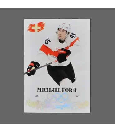 2022 AMPIR Olympic Games Hockey #SUI05 Michael Fora (Team Switzerland)  | AMPIR Trading Cards