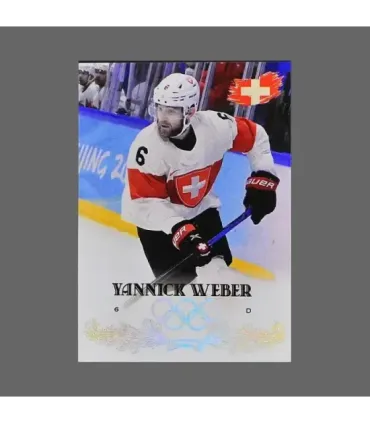 2022 AMPIR Olympic Games Hockey #SUI06 Yannick Weber (Team Switzerland)  | AMPIR Trading Cards