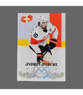 2022 AMPIR Olympic Games Hockey #SUI10 Andres Ambuhl (Team Switzerland)  | AMPIR Trading Cards