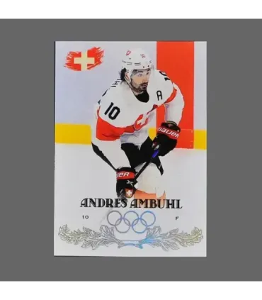 2022 AMPIR Olympic Games Hockey #SUI10 Andres Ambuhl (Team Switzerland)  | AMPIR Trading Cards