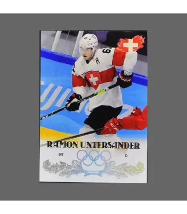 2022 AMPIR Olympic Games Hockey #SUI12 Ramon Untersander (Team Switzerland)  | AMPIR Trading Cards