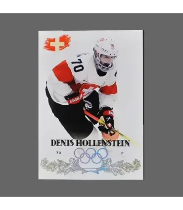 2022 AMPIR Olympic Games Hockey #SUI13 Denis Hollenstein (Team Switzerland)  | AMPIR Trading Cards