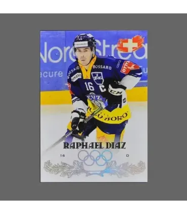 2022 AMPIR Olympic Games Hockey #SUI16-1 Raphael Diaz (EV Zug)  | AMPIR Trading Cards