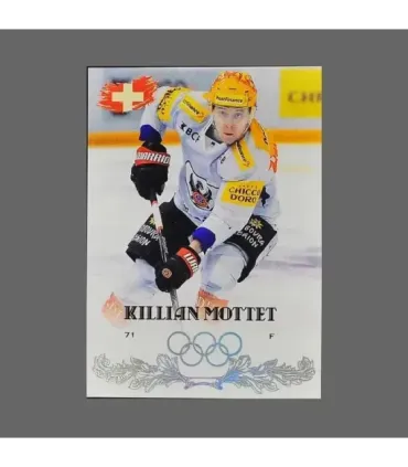 2022 AMPIR Olympic Games Hockey #SUI22-1 Killian Mottet (Fribourg-Gotteron)  | AMPIR Trading Cards