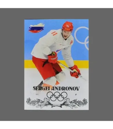 2022 AMPIR Olympic Games Hockey #RUS11 Sergei Andronov (Team Russia)  | AMPIR Trading Cards