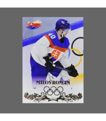 2022 AMPIR Olympic Games Hockey #SVK07 Milos Roman (Team Slovakia)  | AMPIR Trading Cards