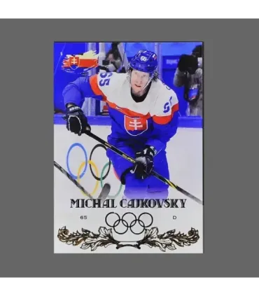 2022 AMPIR Olympic Games Hockey #SVK15 Michal Cajkovsky (Team Slovakia)  | AMPIR Trading Cards